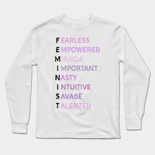 Feminist Long Sleeve T-Shirt
